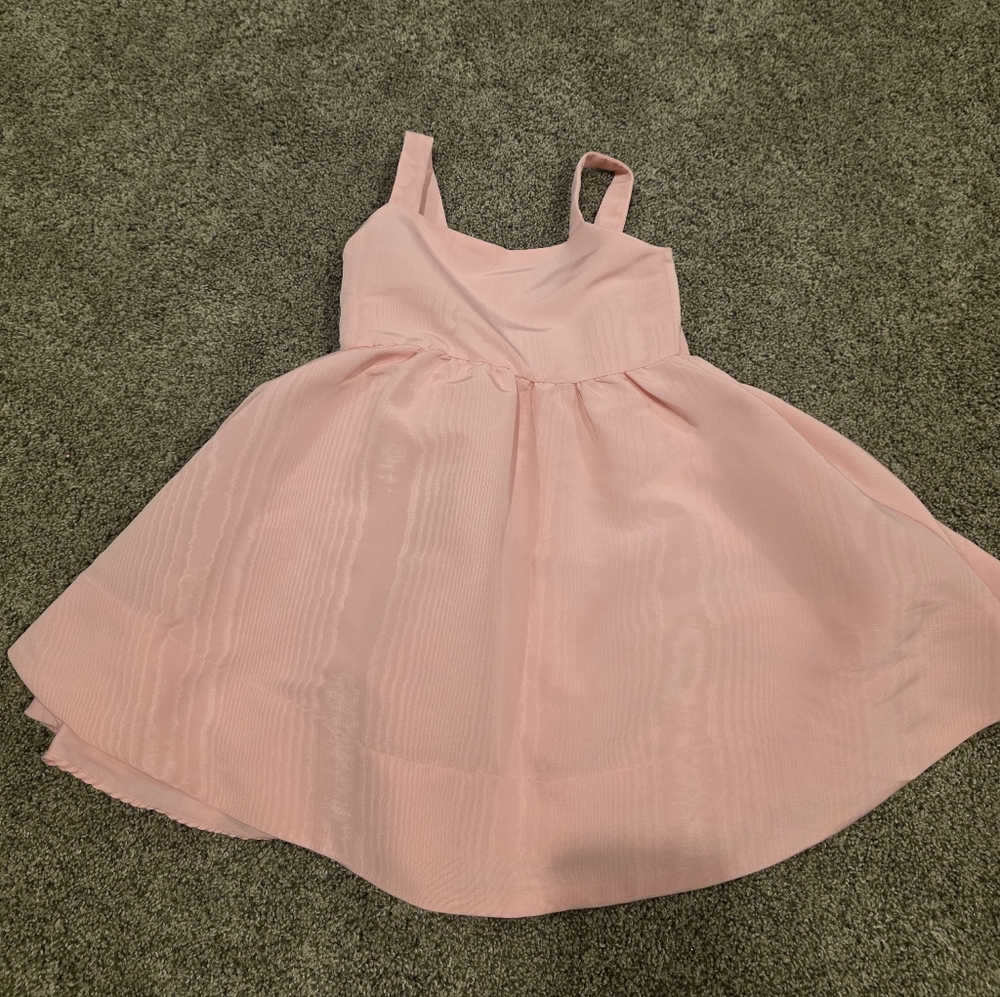 Rare Editions Light Pink Casual Kids Dress